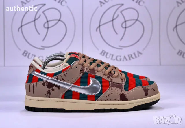 Nike SB Dunk Panda Lottery Freddy Krueger Grey Fog Мъжки Дамски Маратонки, снимка 4 - Маратонки - 47413751