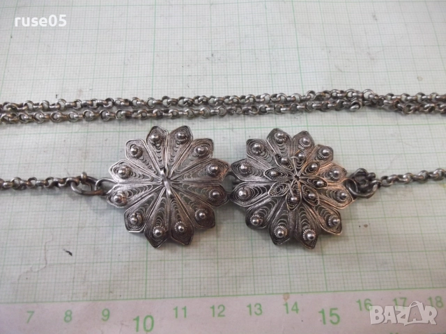 Колан сребърен филигранен, снимка 3 - Други - 52188156