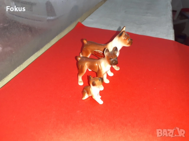 Лот много красиви фигури кученца миниатюри порцелан Япония, снимка 3 - Антикварни и старинни предмети - 53422471