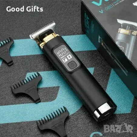 VGR V-985 – Прецизен тример с LED дисплей и Turbo режим, снимка 2 - Машинки за подстригване - 50392519