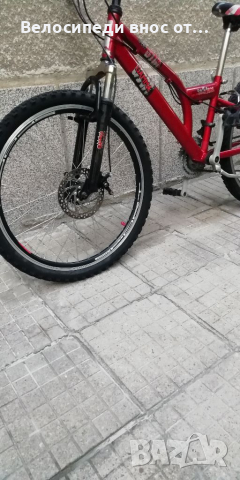 Велосипед колело 24цола 18ск преден амортисьор аиро капки предна дискова спирачка технически ок , снимка 8 - Велосипеди - 36414180