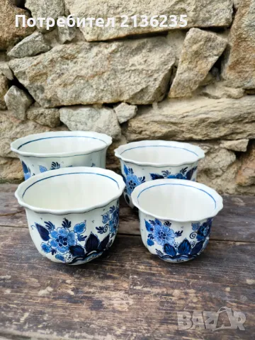 Порцеланови кашпи Делфт, снимка 8 - Антикварни и старинни предмети - 50049315