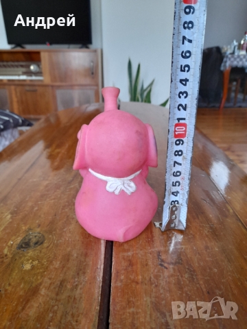 Стара детска играчка Слон,Слонче #6, снимка 3 - Антикварни и старинни предмети - 36047908