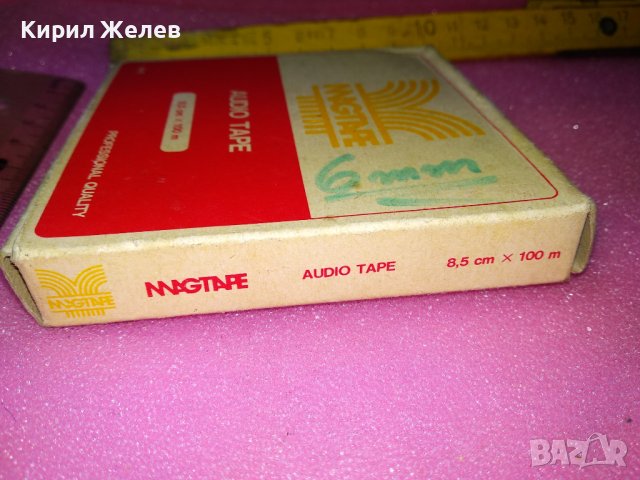 MAGTAPE AUDIO TAPE HI-FI PROFESSIONAL QUALITY MADE in USA Стара РОЛКА ЛЕНТА за МАГНЕТОФОН 29248, снимка 7 - Антикварни и старинни предмети - 44147671