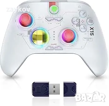 безжичен контролер EasySMX X15 2.4G за компютър/Android/Steam/Switch/IOS
