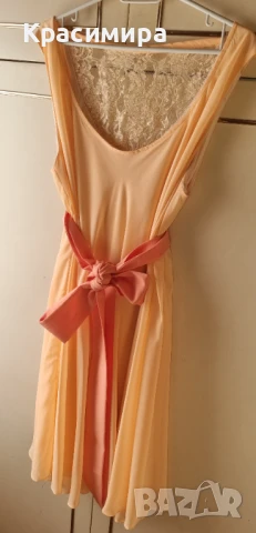 Сатенена рокля, снимка 6 - Рокли - 51159398