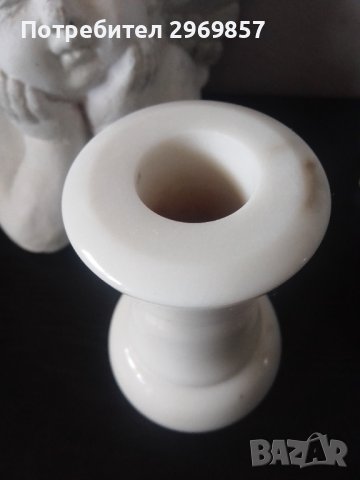 Мраморна ретро ваза, снимка 2 - Вази - 41403695