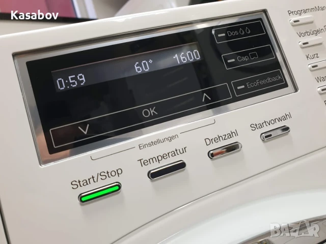 9кг Miele Пералня - TwinDos - 1600rpm - Миеле 12м Гаранция, снимка 3 - Перални - 51241019