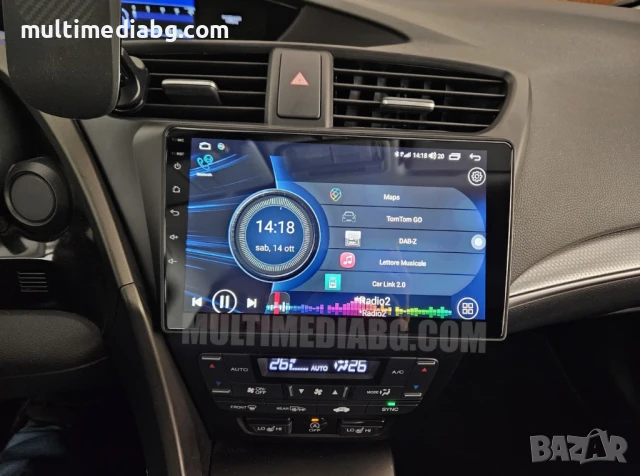 Honda Civic 2012-2017 Мултимедия Навигация Android, снимка 4 - Аксесоари и консумативи - 50069982