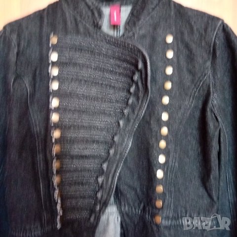 Черно дънково яке Vero Moda, снимка 5 - Якета - 44466389