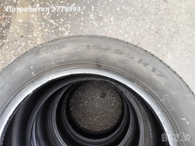 4 броя летни гуми ПИРЕЛИ 2022 г.
Размер 215/55/17, снимка 2 - Гуми и джанти - 49715202