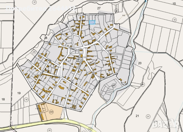 Имот в с. Мостич до гр. В. Преслав - 1245 кв.м. регулация/ток/вода/УПИ, снимка 3 - Парцели - 52453217
