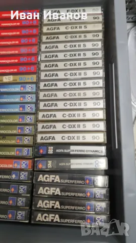 AGFA аудиокасети  записани, снимка 2 - Аудио касети - 49734387