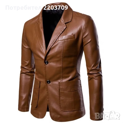 кожено яке, снимка 2 - Якета - 52841773