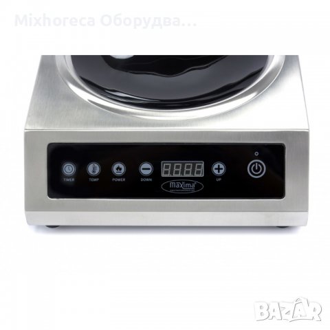 Индукционен Уок котлон 3500W, LED дисплей и таймер, снимка 3 - Обзавеждане за заведение - 40067439
