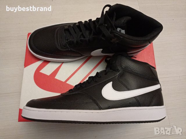 Nike Court Mid номера 45,5 и 46 код 1070 Оригинални Мъжки Кецове, снимка 3 - Спортни обувки - 39395470