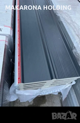 Сандвич панели за стена и покрив дебелина 40мм различни цветове, снимка 2 - Строителни материали - 51087812