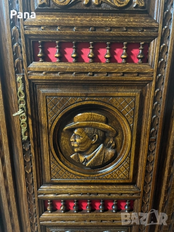 Масивен дъбов гардероб , снимка 6 - Гардероби - 52327907