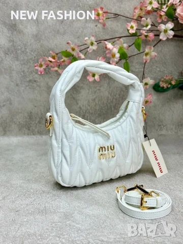 Дамски Кожени Чанти ✨ MIU MIU , снимка 3 - Чанти - 50620071