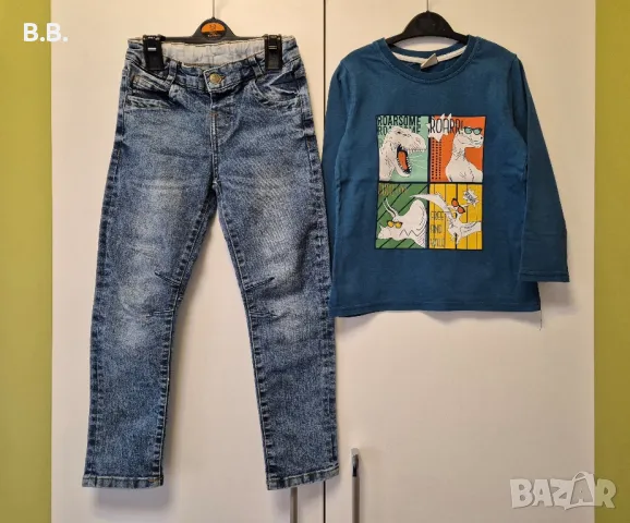 Лот за момче - дънки и блуза 