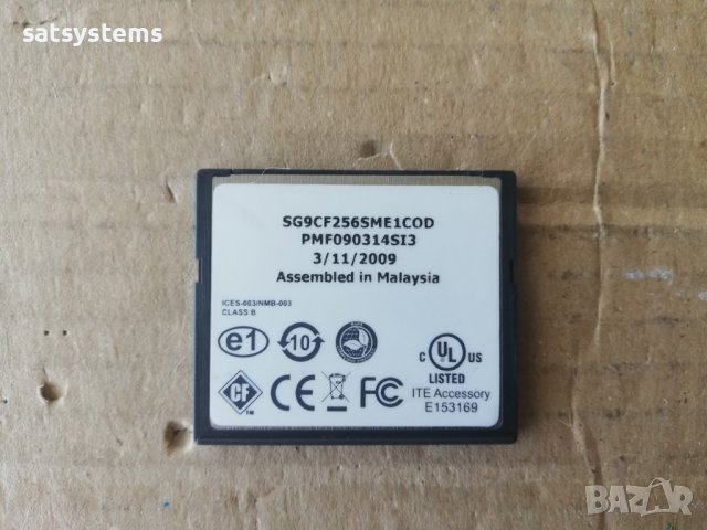 Smart Xceedcf SG9CF256SME1COD 256MB Industrial Grade Compact Flash, снимка 2 - Други - 41067090