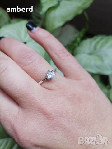 Изключително красив и нежен сребърен пръстен - модел R068, снимка 13 - Пръстени - 53614556