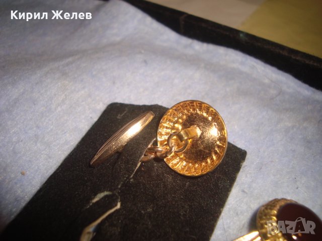 СТАРИ ПОЗЛАТЕНИ РЕТРО ВИНТИДЖ АРИСТОКРАТИЧНИ ДАМСКИ БРОНЗОВИ БУТОНЕЛИ с КАТАЛИН 14362, снимка 7 - Антикварни и старинни предмети - 35996913