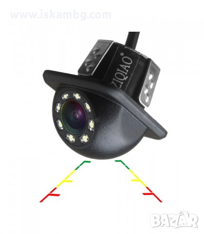 ВОДОУСТОЙЧИВА КАМЕРА ЗА ЗАДНО ВИЖДАНЕ С НОЩЕН РЕЖИМ С ХОРИЗОНТАЛЕН МОНТАЖ - код 2838, снимка 12 - Аксесоари и консумативи - 33915114