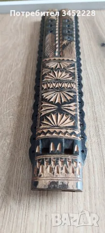 флейта дърворезба двукрайна за ценители , снимка 2 - Антикварни и старинни предмети - 49325119