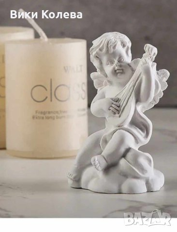 силиконов молд  на свирещо  ангелче , снимка 2 - Форми - 41356162