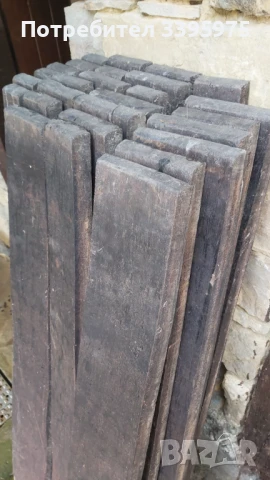 Дъбови дъски от стара дъбова бъчва