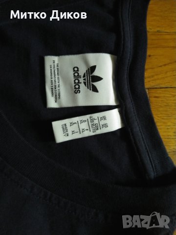 Адидас спортна маркова тениска с футболна обувка отпред размер ХЛ, снимка 4 - Футбол - 40509256