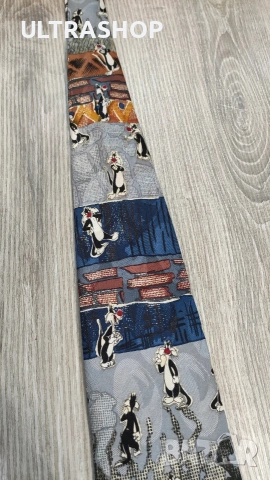 Vintage 1995 tie Looney Tunes вратовръзка , снимка 4 - Други - 53260108