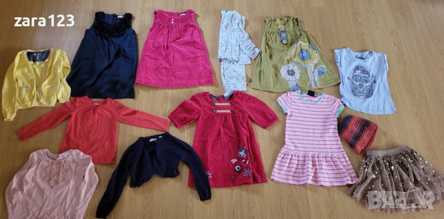 Лот (13 броя) дрехи за момиче 3-4г - okaidi, next, blue zoo, mini boden, vertbaudet, h&m, tu, снимка 6 - Други - 41815190