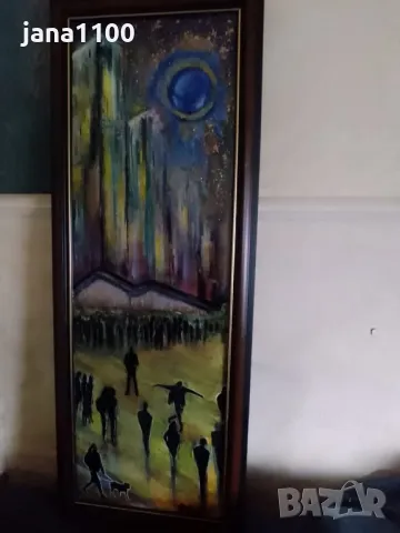 Градът, светлината и хората , снимка 2 - Картини - 35115128