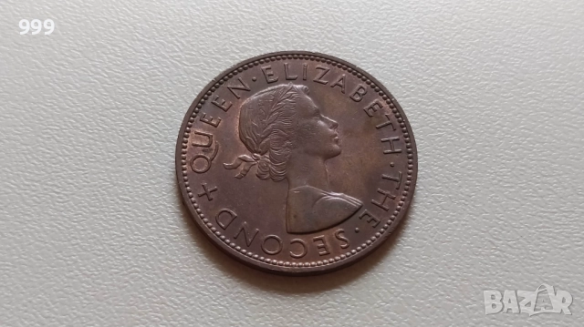 50 цента, 1 долар, 2 долара, 1 пени 1958, 1960, 1961 Нова Зеландия, снимка 15 - Нумизматика и бонистика - 46534055
