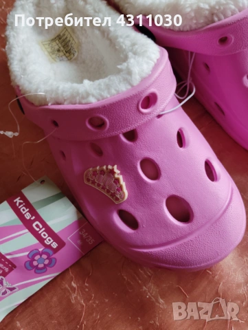 Детски нови чехли /пантофи тип крокс 34/35 номер, снимка 2 - Детски пантофи - 53402800
