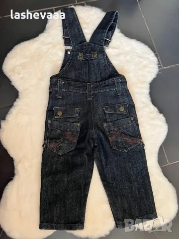 Бебешки дънков гащеризон , снимка 3 - Бебешки гащеризони - 47708899