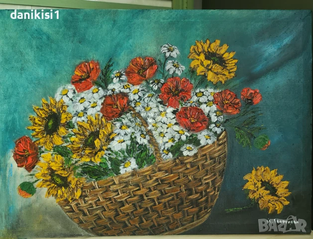 Картина маслени бои, снимка 3 - Картини - 51215431