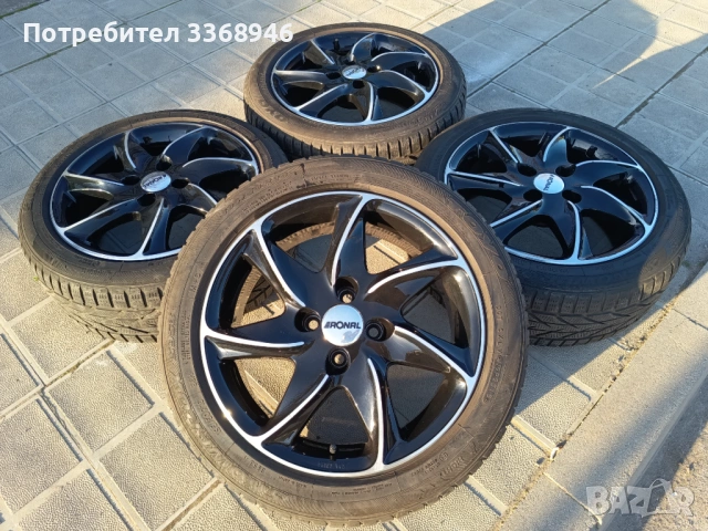 Джанти RONAL 16 4X100 с гуми 195/50/16 Тойота Киа Хонда Опел Фолксваген 