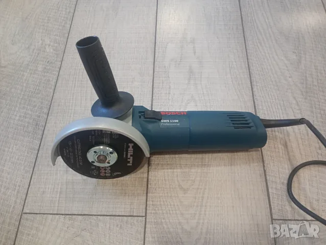 Bosch GWS 1100 ъглошлайф 1100 W 125 мм , снимка 2 - Ъглошлайфи - 55787519