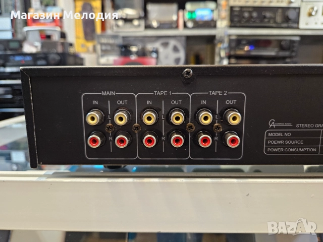 Еквалайзер Conrad Audio TE-980 В отлично техническо и визуално състояние. Стерео графичен еквалайзер, снимка 9 - Еквалайзери - 52810145