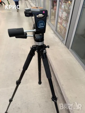 Tripod Manfrotto 190B/JI17+Глава 029, снимка 7 - Чанти, стативи, аксесоари - 49143871