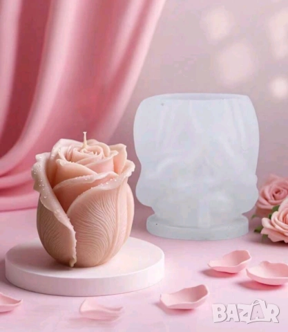 Молд роза пъпка (2), снимка 6 - Форми - 53795523