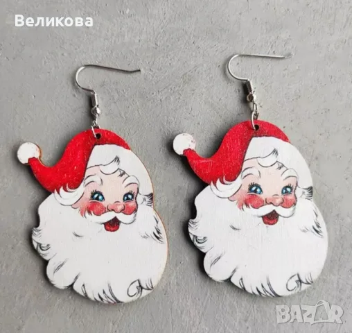 Страхотни коледни обеци, снимка 2 - Коледни подаръци - 56379902
