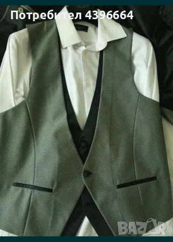 мъжки юношески официален костюм с риза, снимка 2 - Други - 49236077