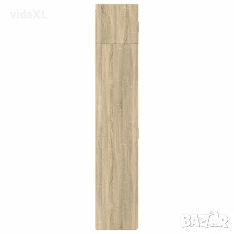vidaXL Шкаф за съхранение, дъб сонома, 70x42,5x225 см, инженерно дърво, снимка 7 - Бюфети - 56146889