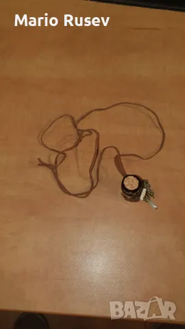 Красиви стъклени мускалчета , с коркова запушалка, снимка 4 - Арт сувенири - 48409320