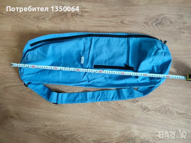 Син спортен сак