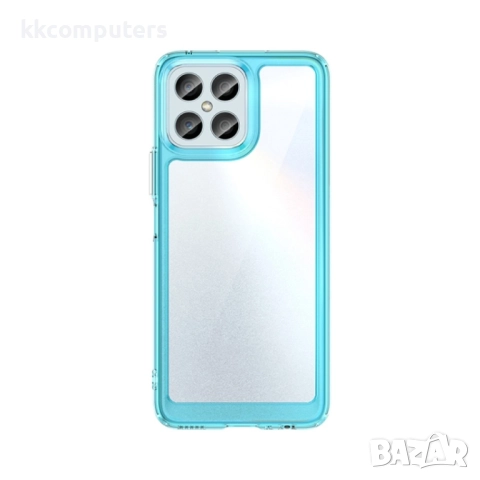 Huawei Honor X8 Силиконов Калъф Transparent TPU и Протектор, снимка 6 - Калъфи, кейсове - 52506937